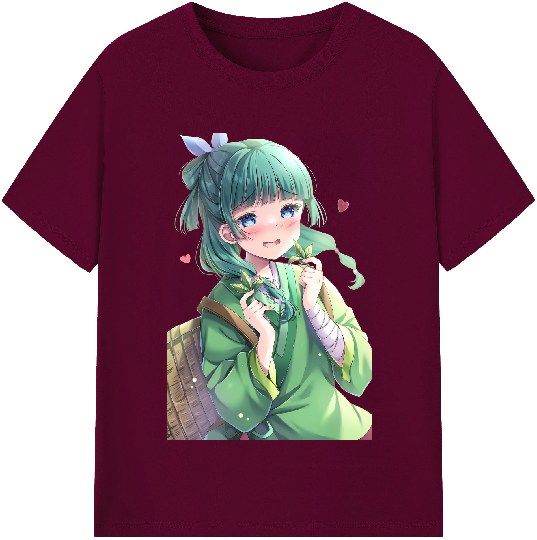 （画像用） 薬屋のひとりごと The Apothecary Diaries レディースカジュアルプリントTシャツ（綿100％）